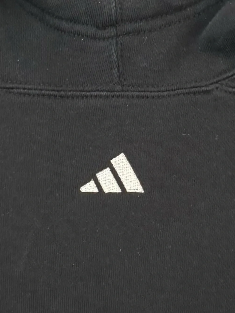 Vintage Y2K Adidas Center Spellout Logo Hoodie Black Yellow Size XL Heavyweight